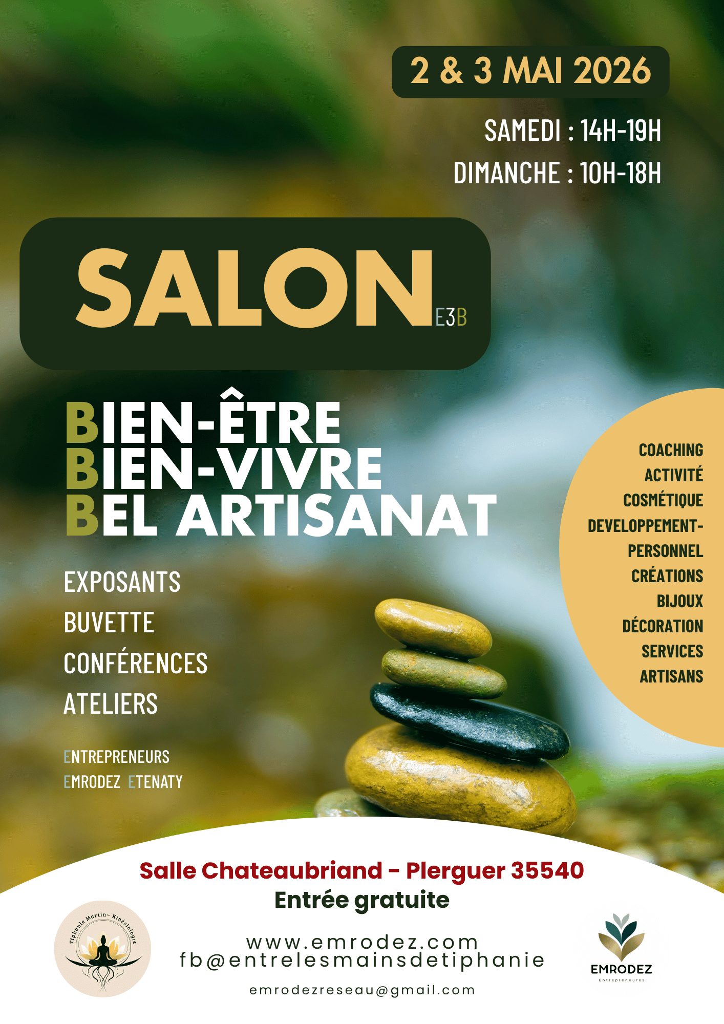 Affiche Exposition E3b Plerguer 2026